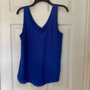 Blue sleeveless top